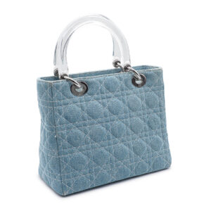 Lady Dior Bolso mediano de lona vaquera - Imagen 3