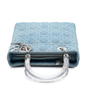 Lady Dior Bolso mediano de lona vaquera - Imagen 4
