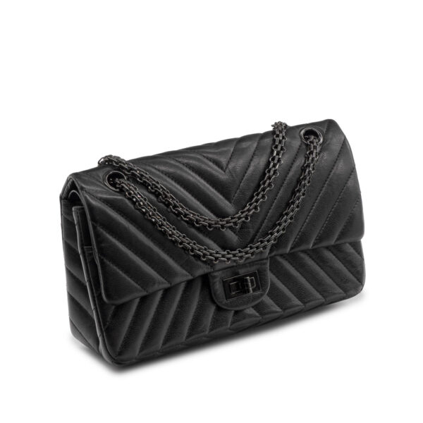 Chanel 2.55 Edición Todo Negro Bolso Vista 1