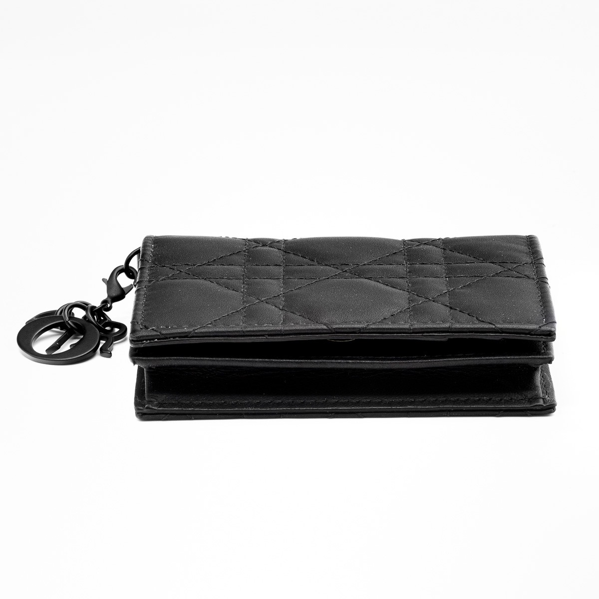 Porte-monnaie et cartes Lady Ultramatte DIOR-Vue 3