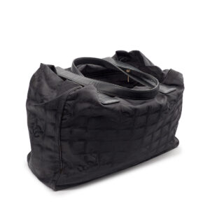 Cambon Line black canvas tote bag Chanel-view 1