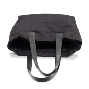 Cambon Line black canvas tote bag Chanel-view 2