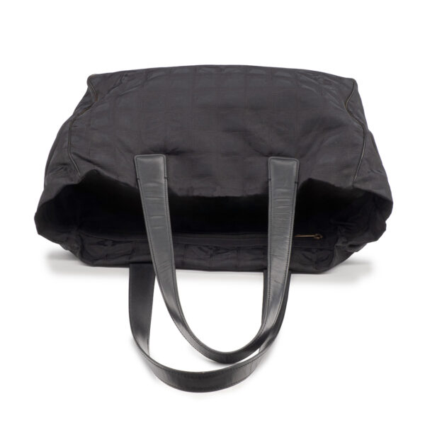 Cambon Line black canvas tote bag Chanel-view 2