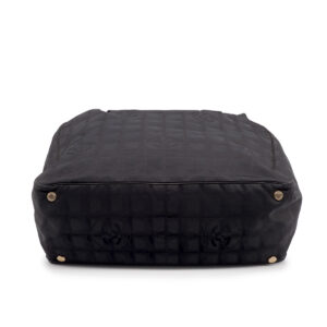 Cambon Line black canvas tote bag Chanel-view 3
