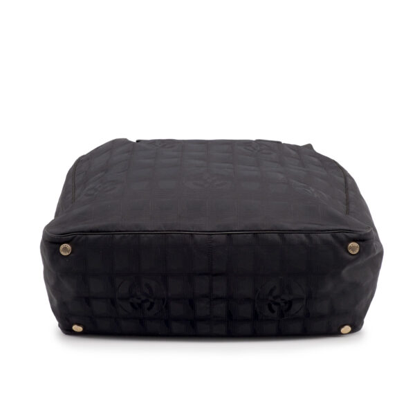 Cambon Line black canvas tote bag Chanel-view 3