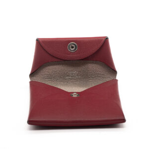 Cartera Hermès Bastia de piel de becerro Madame Rojo Hermès - Imagen 2