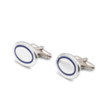 Paire de boutons de manchette en argent 925 Tiffany-1